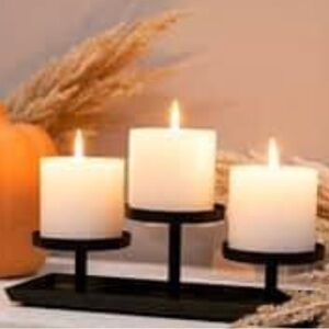 Elegant Triple Candle or Bowl Holder